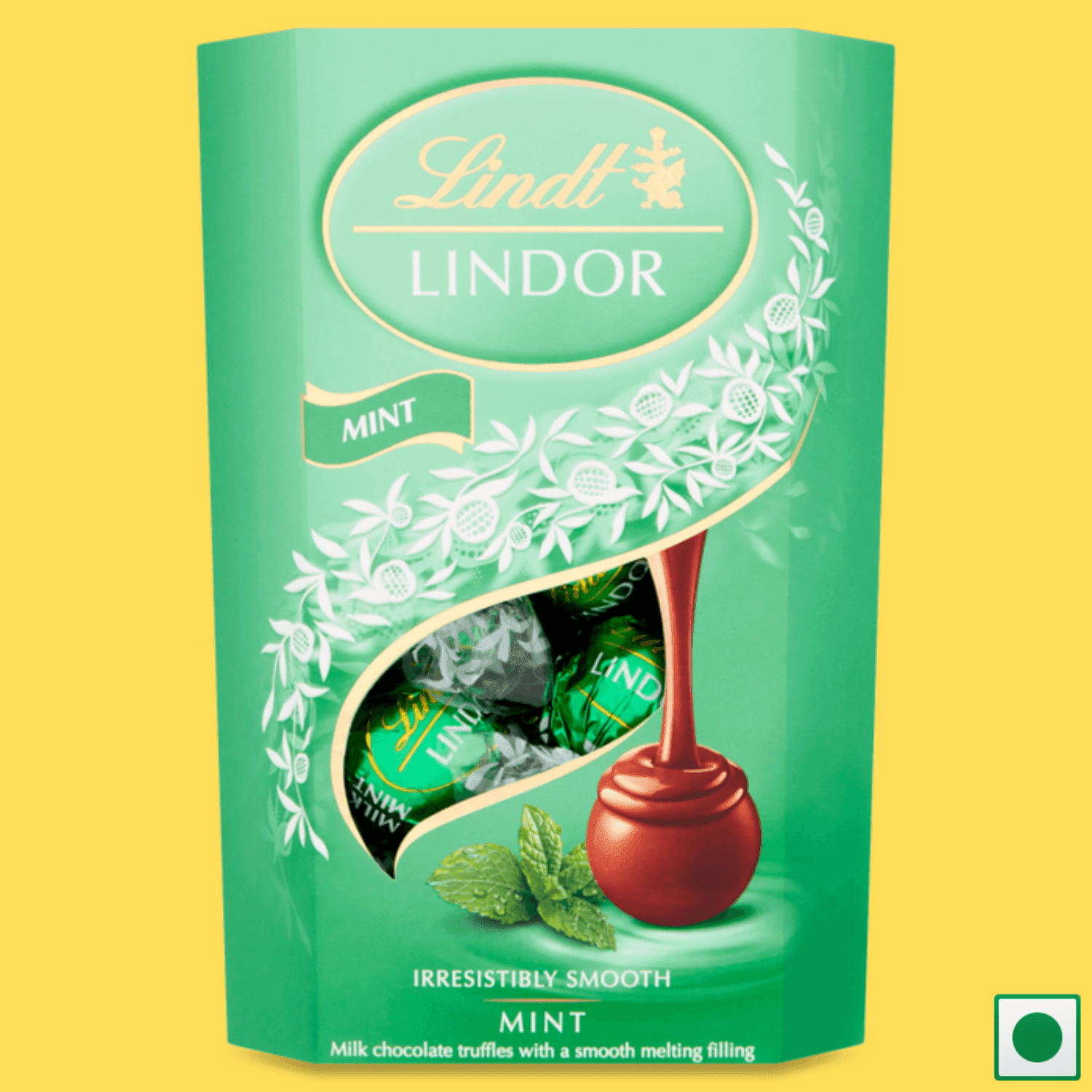 Lindt Lindor Milk Mint Truffles, 200g (Imported) - Super 7 Mart
