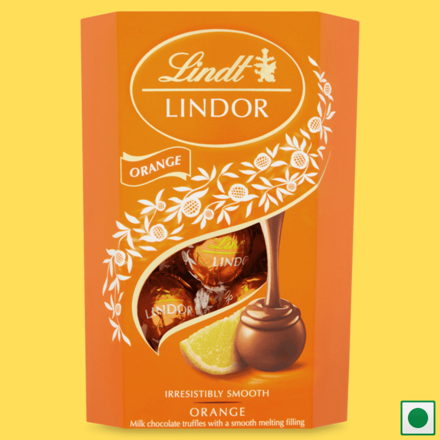 Lindt Lindor Orange Truffles, 200g (Imported) - Super 7 Mart