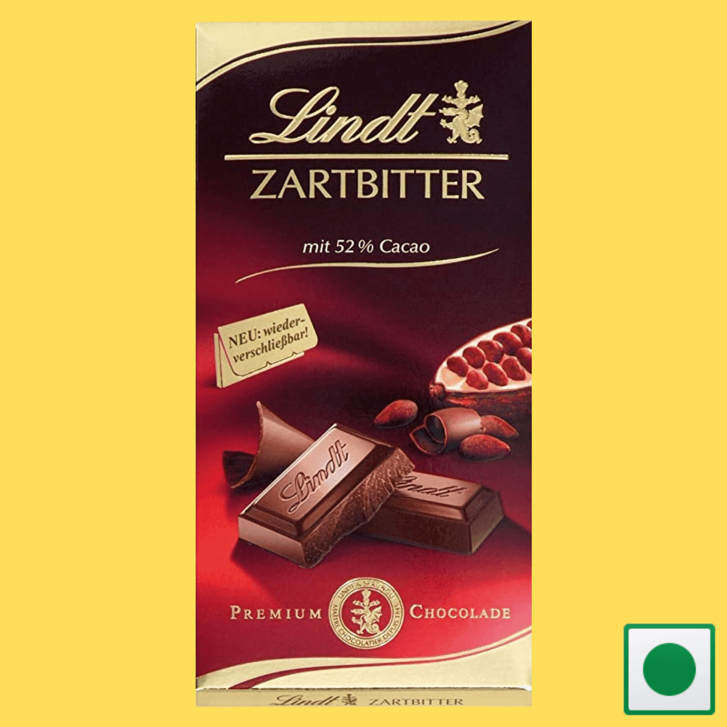 Lindt Zartbitter Chocolate 100g (IMPORTED) - Super 7 Mart