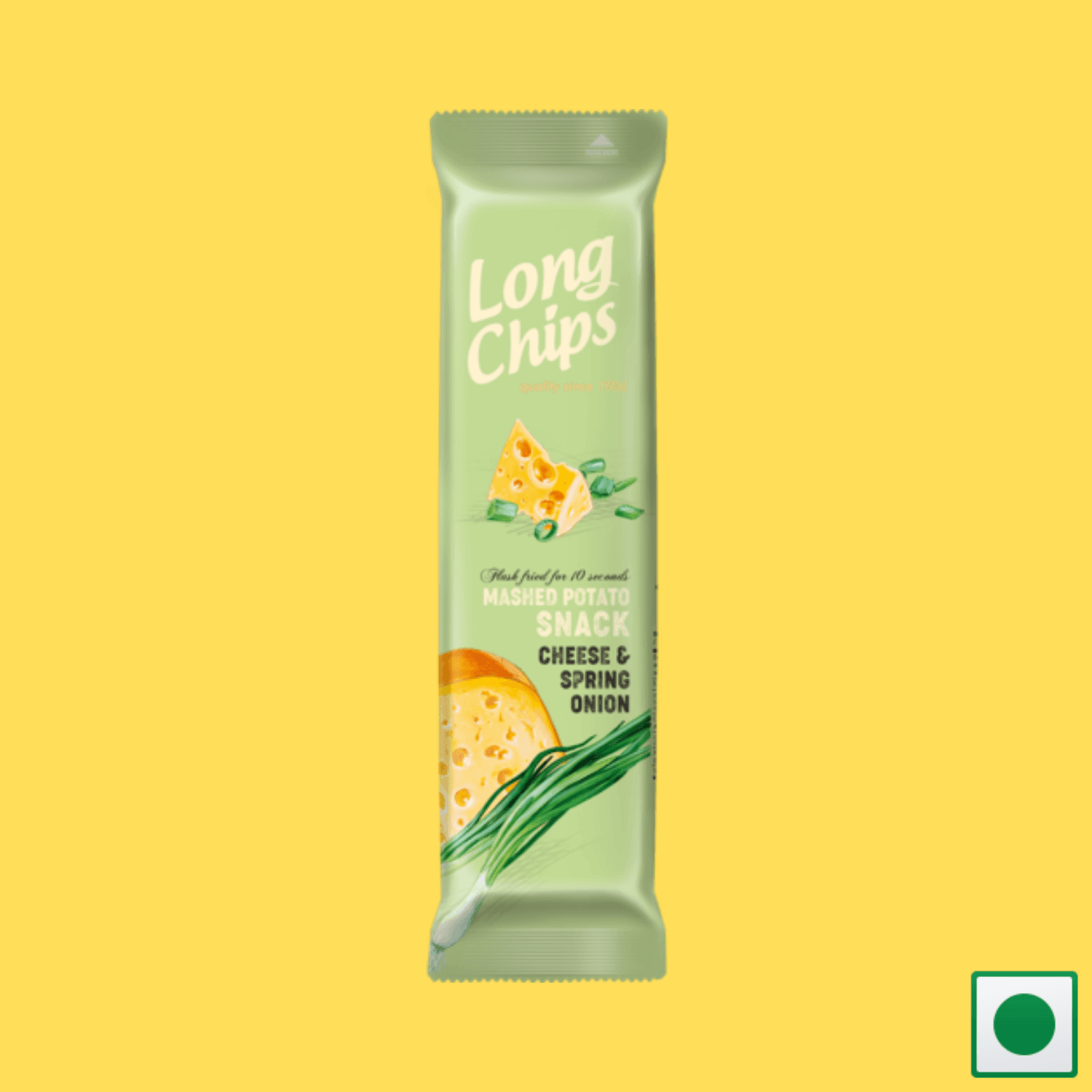 Long Chips Mashed Potato Snack Cheese & Spring Onion Flavoured, 75g (Imported) - Super 7 Mart