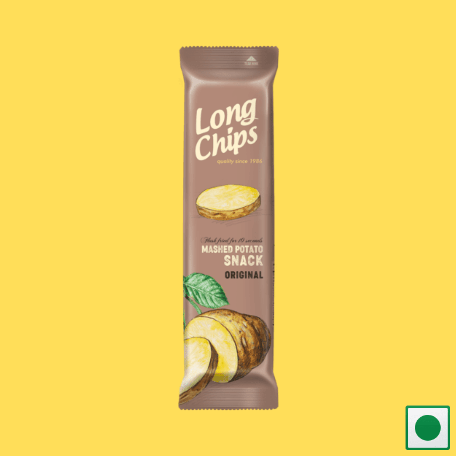 Long Chips Mashed Potato Snack Original Flavoured, 75g (Imported) - Super 7 Mart