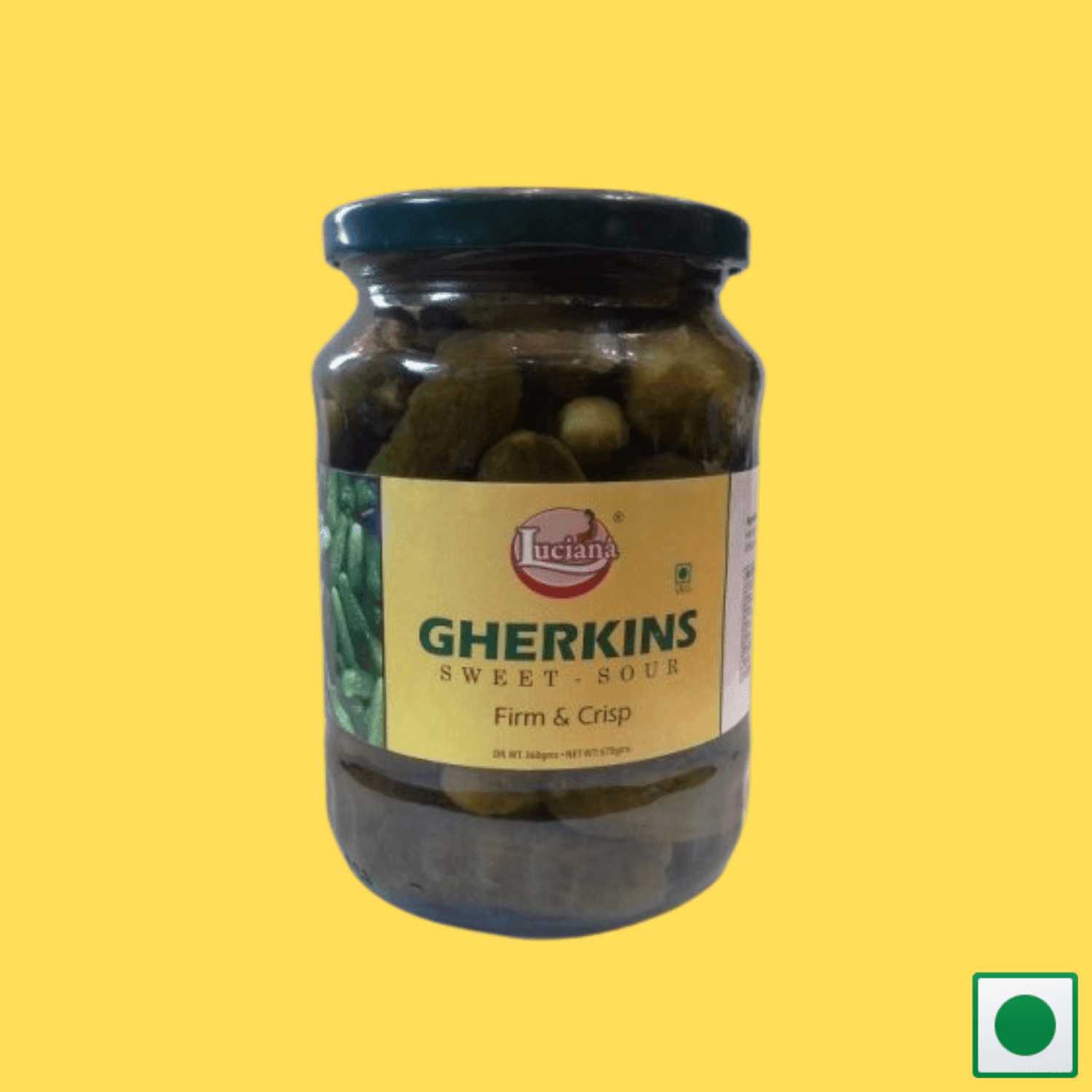 LUCIANA GHERKINS SWEET-SOUR 670GM (Imported) - Super 7 Mart