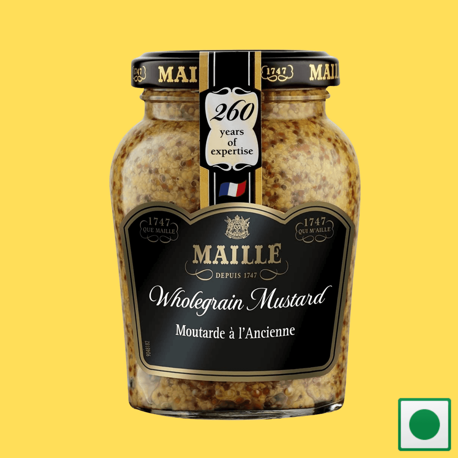 Maille Wholegrain Mustard Jar, 210 g (Imported) - Super 7 Mart