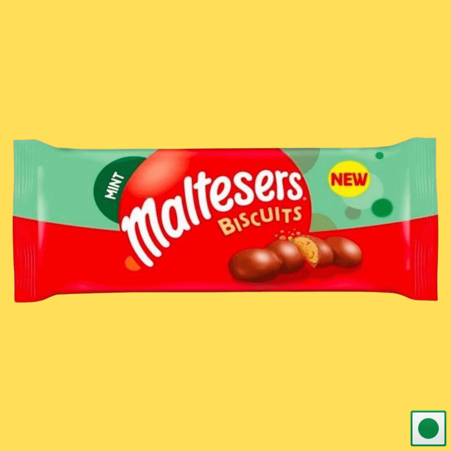 Maltesers Chocolate Biscuits Mint Flavoured, 110g (Imported) - Super 7 Mart