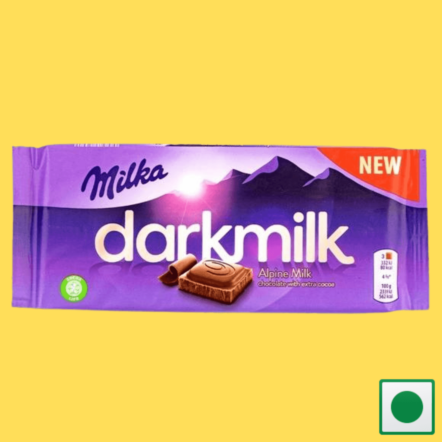 Milka Dark Milk Alpine Milk Chocolate 85g (Imported) - Super 7 Mart
