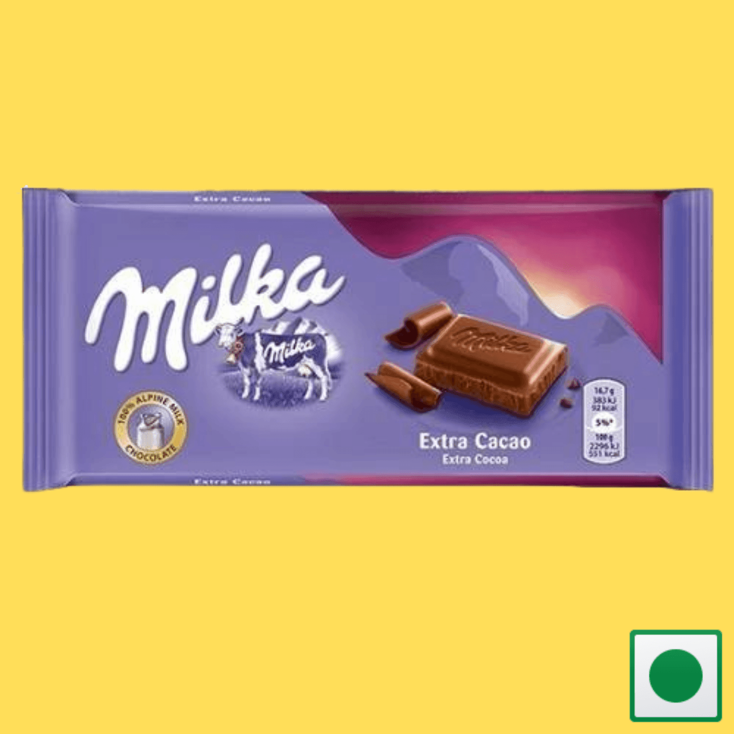 Milka Extra Cocoa 100g(Imported) - Super 7 Mart