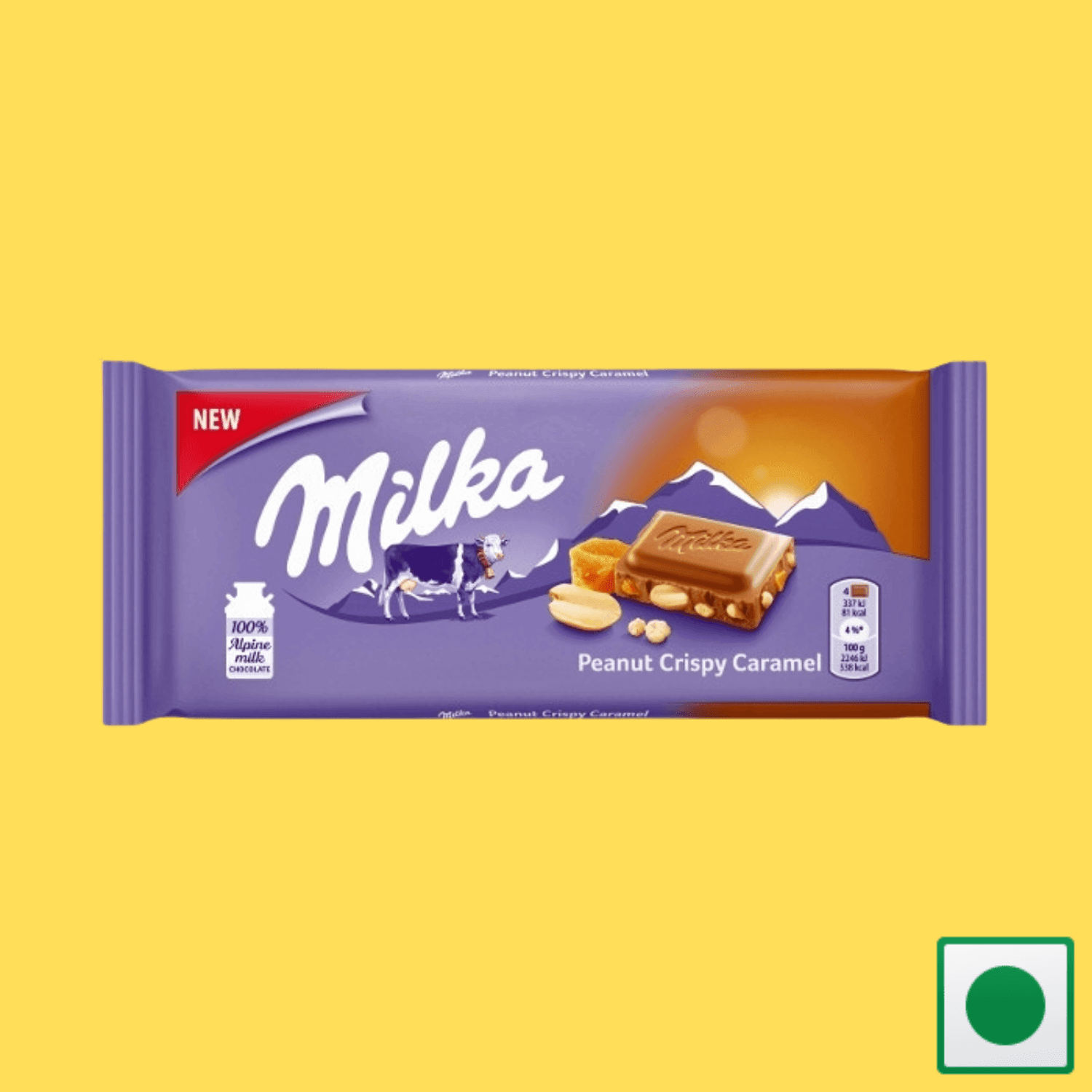 Milka Peanut Crispy Caramel 85g(Imported) - Super 7 Mart