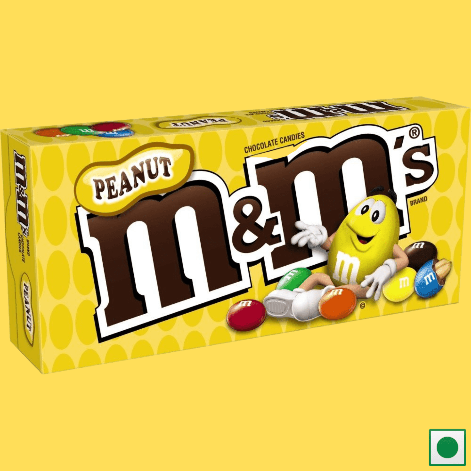 M&Ms Peanut Chocolate Candy Theater Box, 87.9g (Imported) - Super 7 Mart