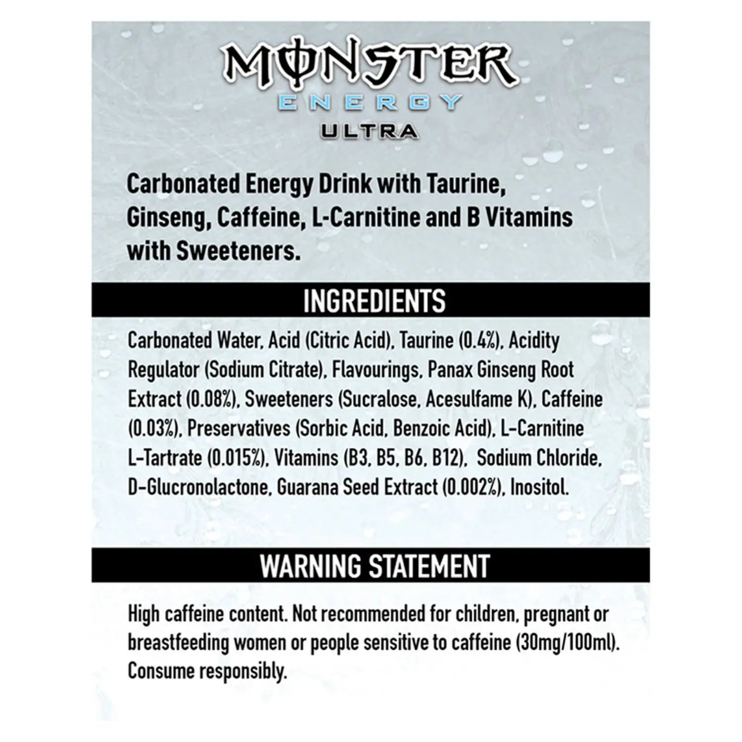 Monster Energy Ultra Zero Sugar, 500ml (Imported) - Super 7 Mart