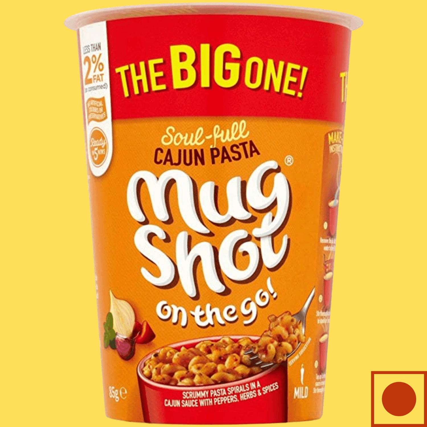 MugShot The Big One Cajun Pasta,85g (Imported) - Super 7 Mart