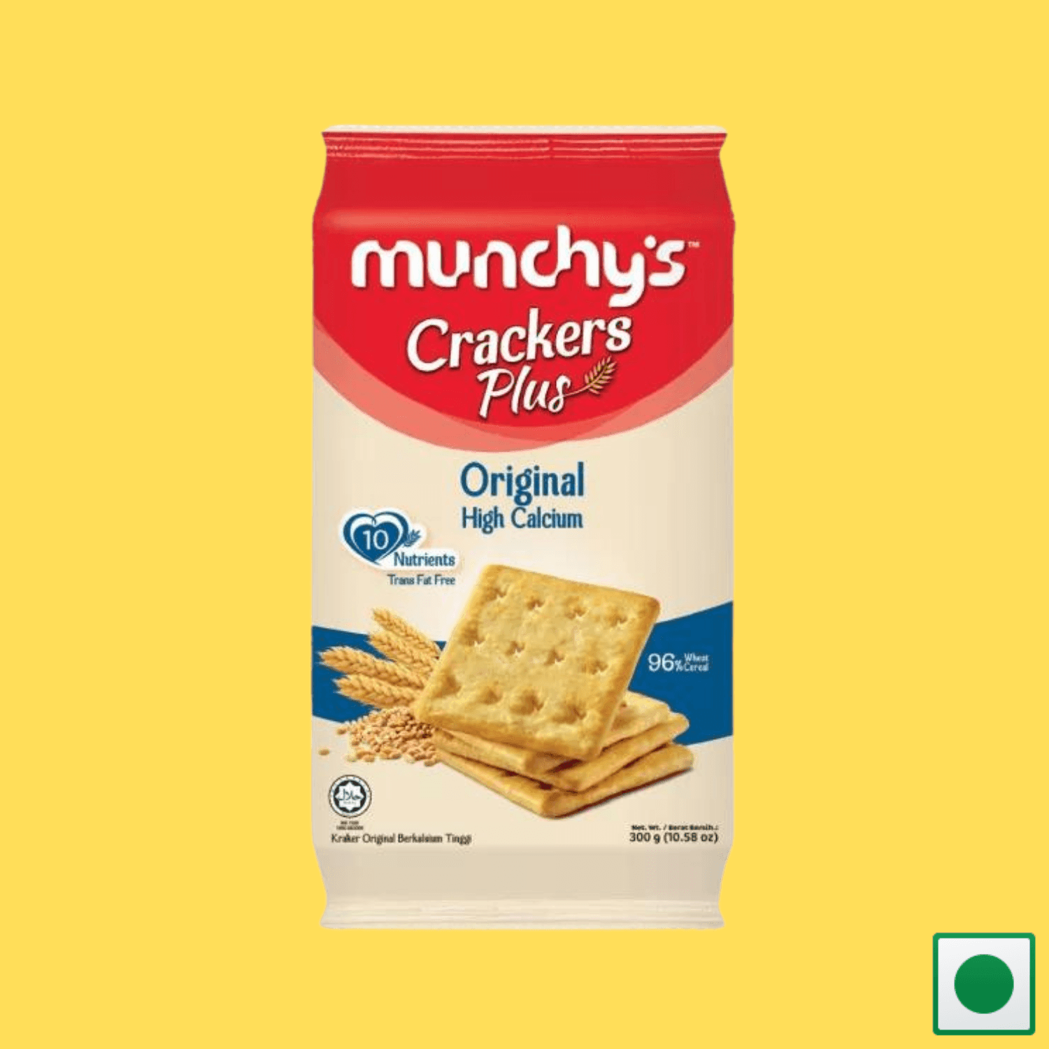 Munchy’s Crackers Plus Original High Calcium, 300g (Imported) - Super 7 Mart