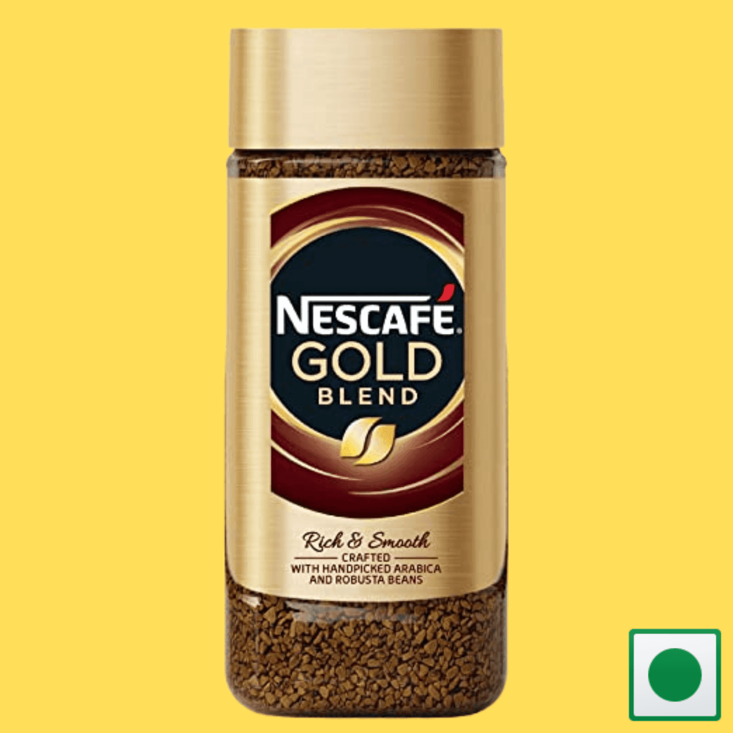 Nescafe Gold Blend Rich and Smooth Coffee Powder, 100g Glass Jar(Imported) - Super 7 Mart