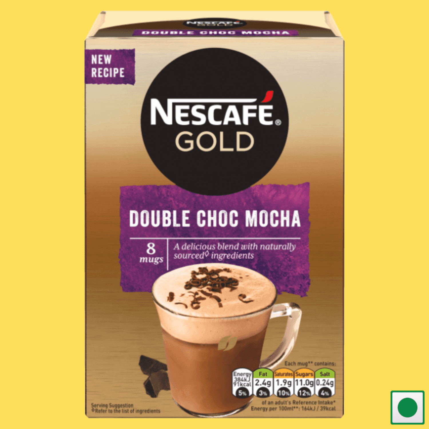 Nescafe Gold Double Choc Mocha Pouch, 184g (Imported) - Super 7 Mart
