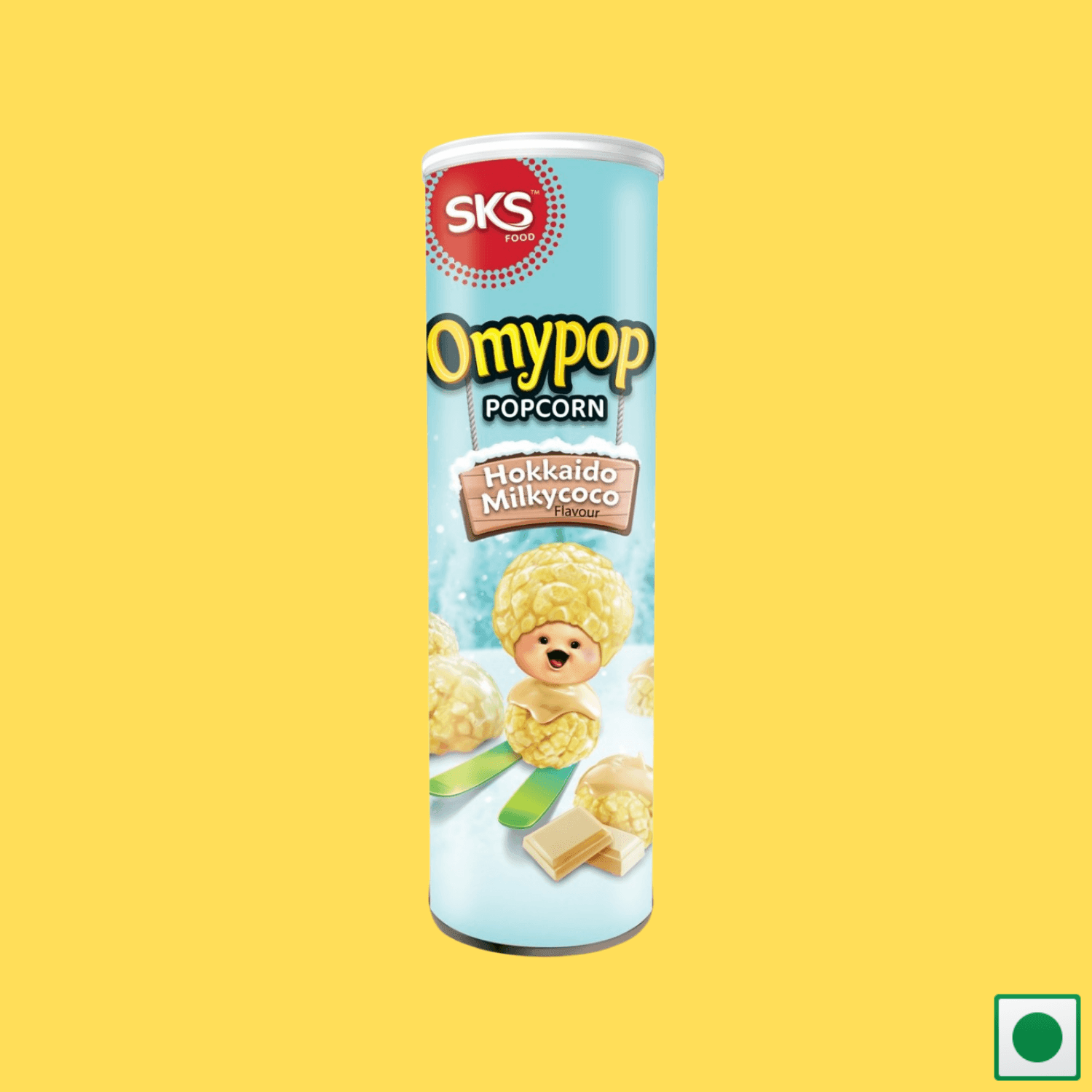 Omypop Popcorn - Hokkaido Milkycoco Flavour, 85g (IMPORTED) - Super 7 Mart