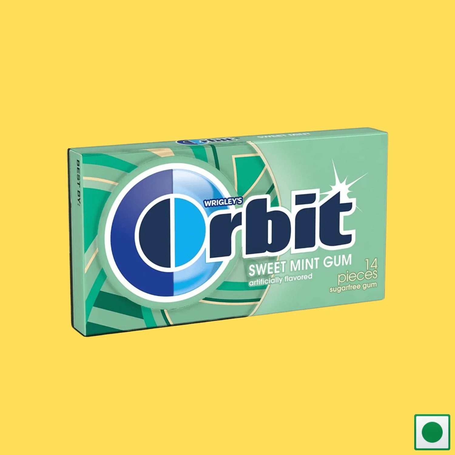 Orbit Sweet Mint Sugarfree Chewing Gum, 14pc Pack (Imported) - Super 7 Mart