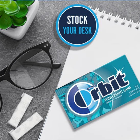 Orbit Wintermint Sugarfree Chewing Gum, 14pc Pack (Imported) - Super 7 Mart
