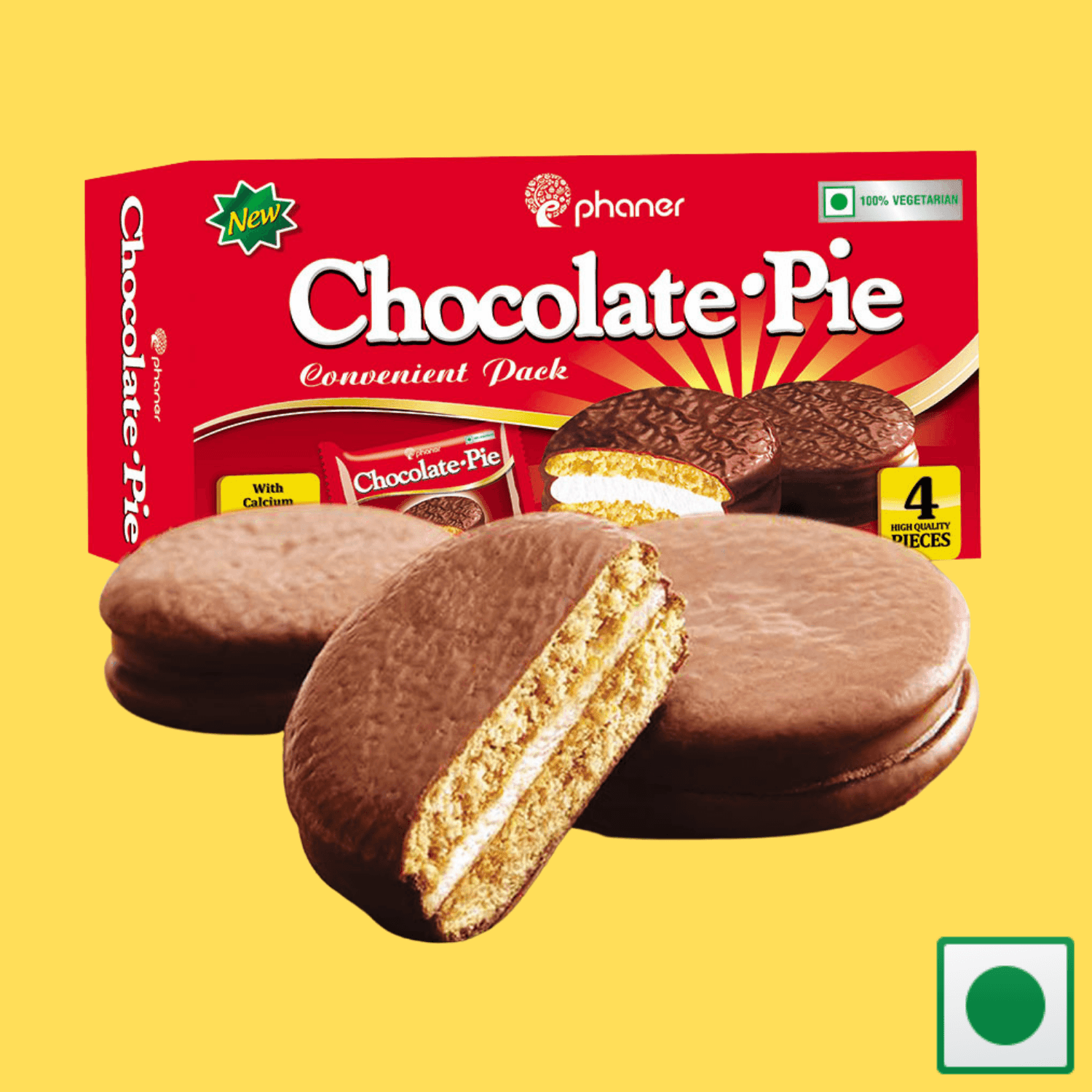 Phaner Choco-Pie 4 packs 100g (IMPORTED) - Super 7 Mart