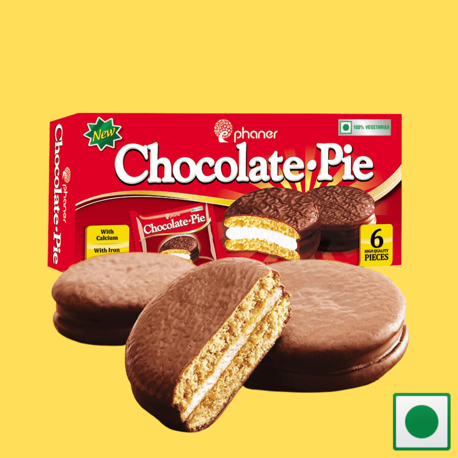 Phaner Choco-Pie 6 packs 150g (Imported) - Super 7 Mart