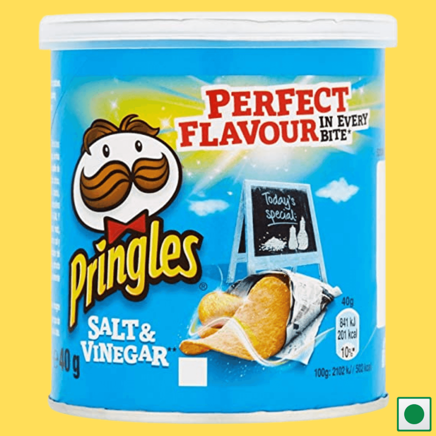 Pringles Salt and Vinegar, 40g (Imported) - Super 7 Mart