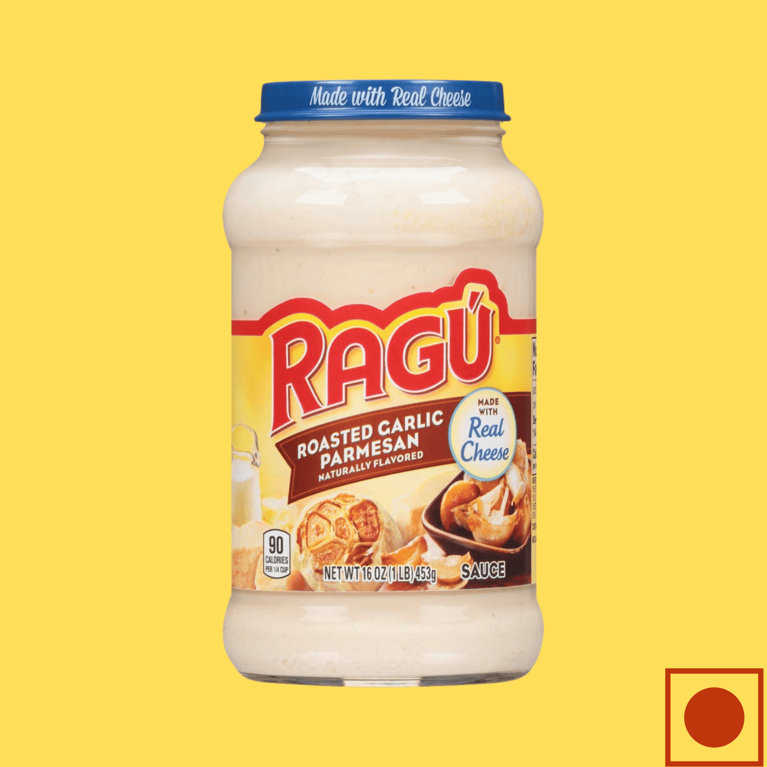 Ragu Cheesy Roasted Garlic Parmesan Sauce, 453g (Imported) - Super 7 Mart