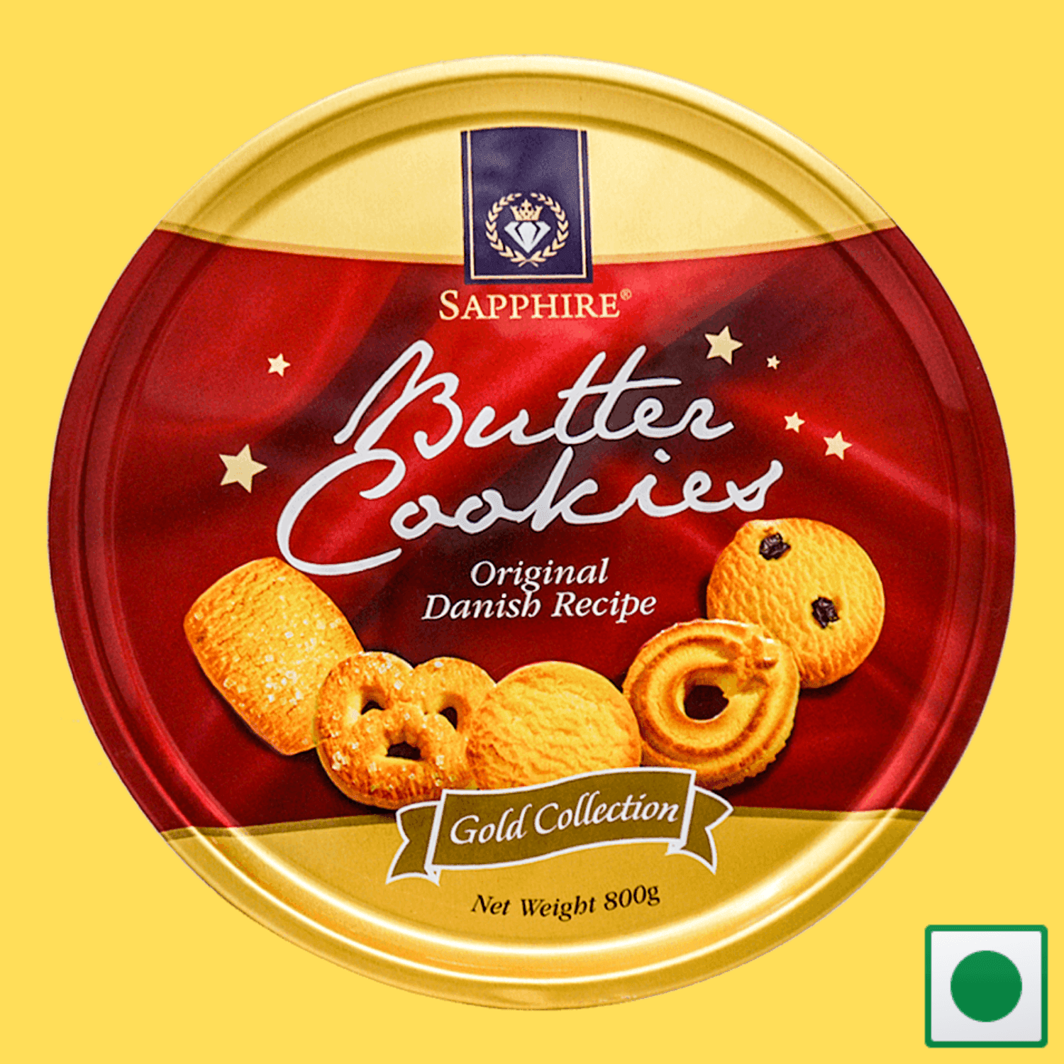 Sapphire Butter Cookies Gold Collection, 800g (Imported) - Super 7 Mart