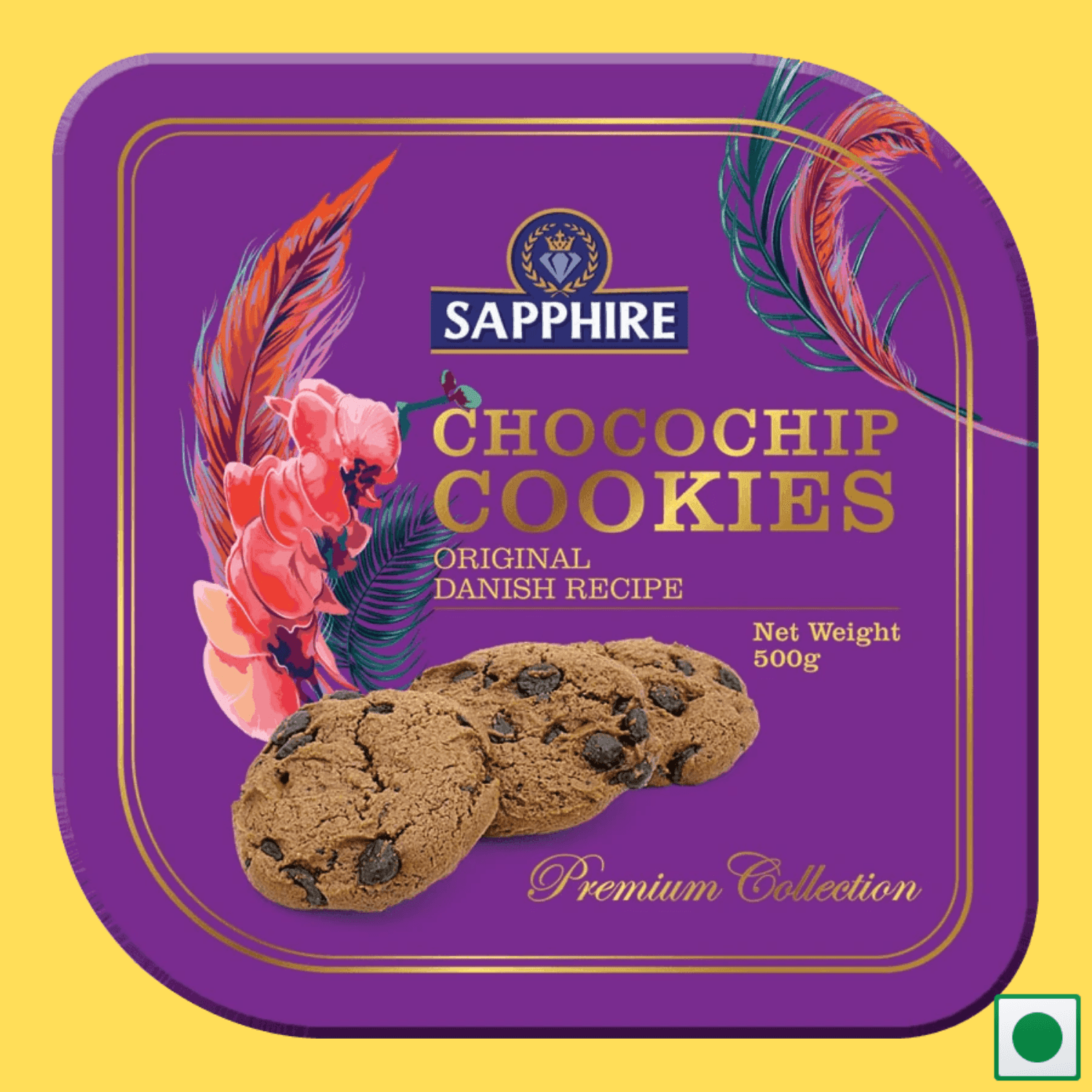 Sapphire Chocochip Cookies Premium Collection, 500g (Imported) - Super 7 Mart
