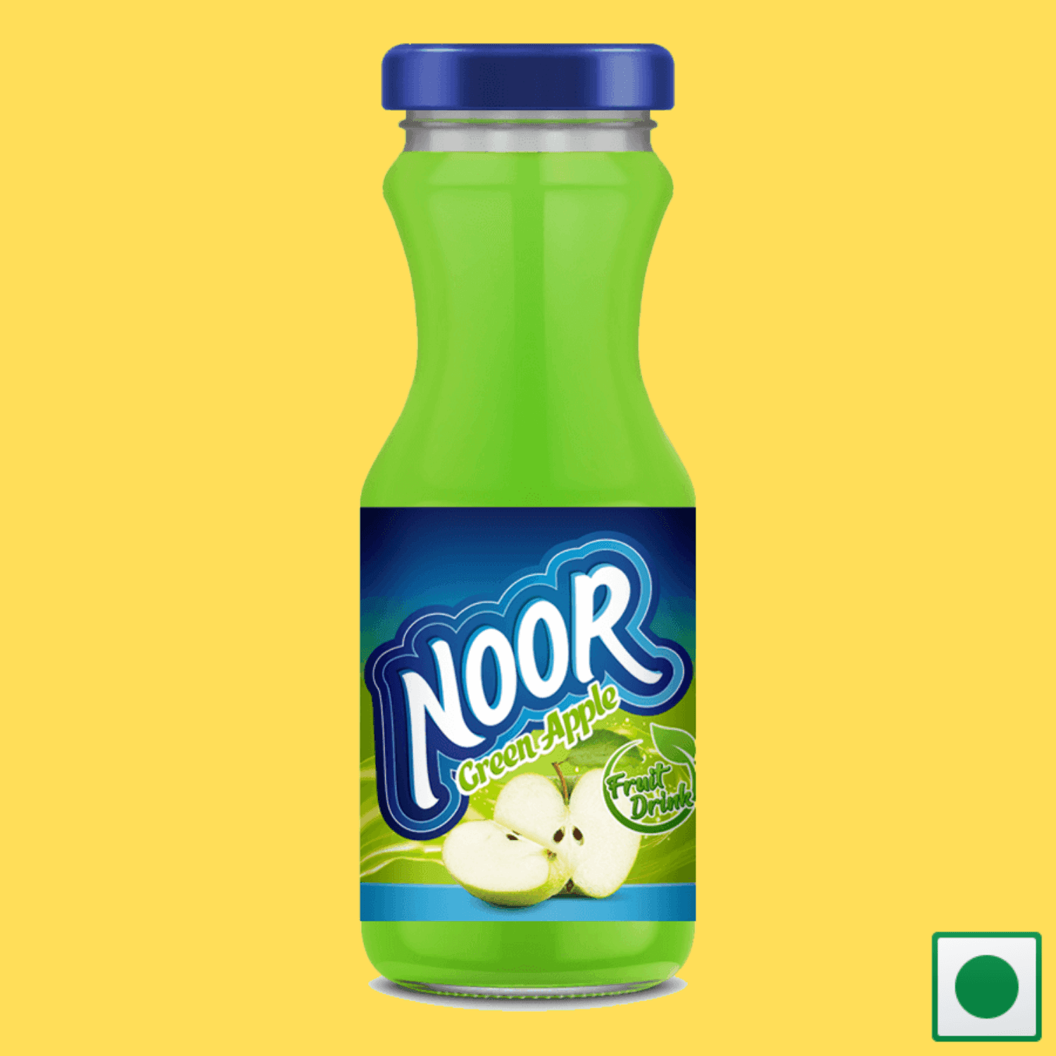 Sapphire Noor Green Apple Drink 200ml (Imported) - Super 7 Mart