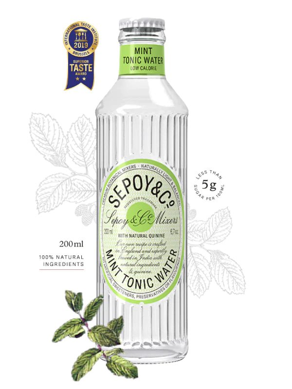 Sepoy and Co Mint Tonic Water, 200ml - Super 7 Mart
