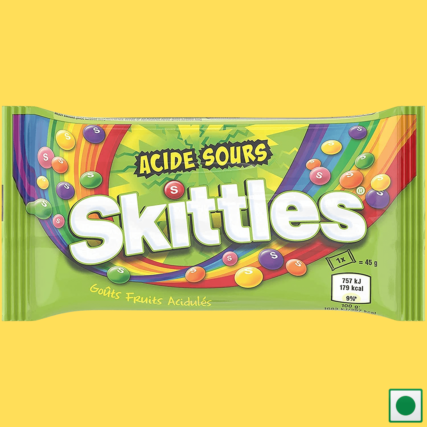 Skittles Crazy Sours, 45g (Imported) - Super 7 Mart