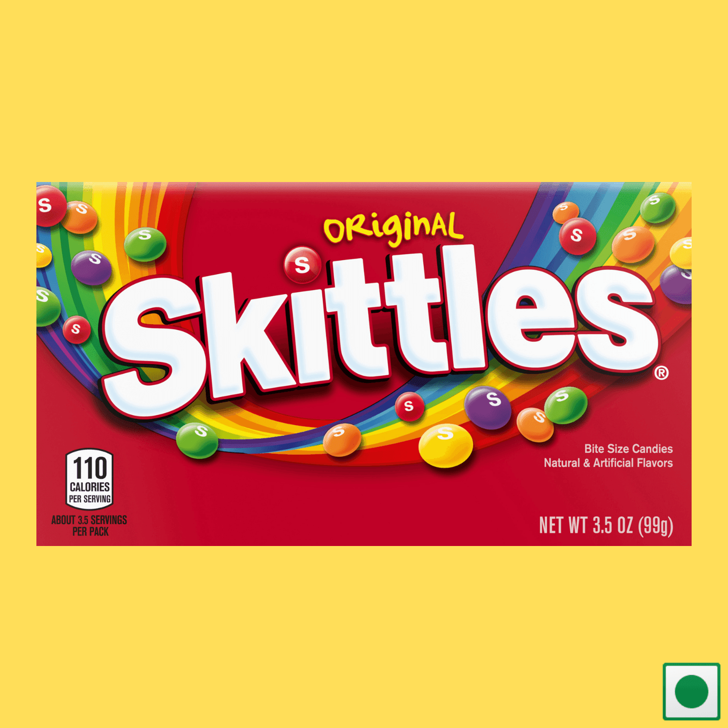 Skittles Original Candy Theater Box, 99g (Imported) - Super 7 Mart