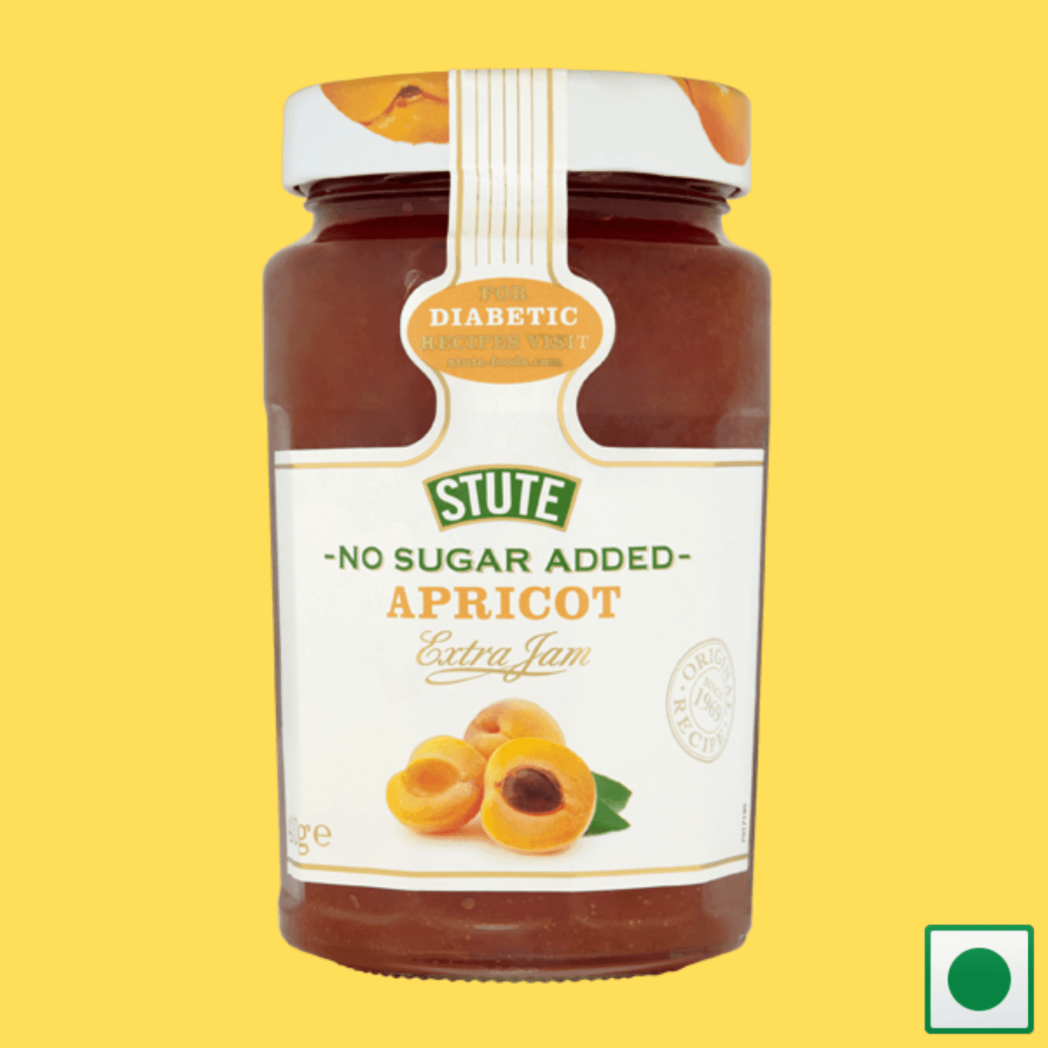 Stute Apricot Sugar Free Jam, 430g (Imported) - Super 7 Mart