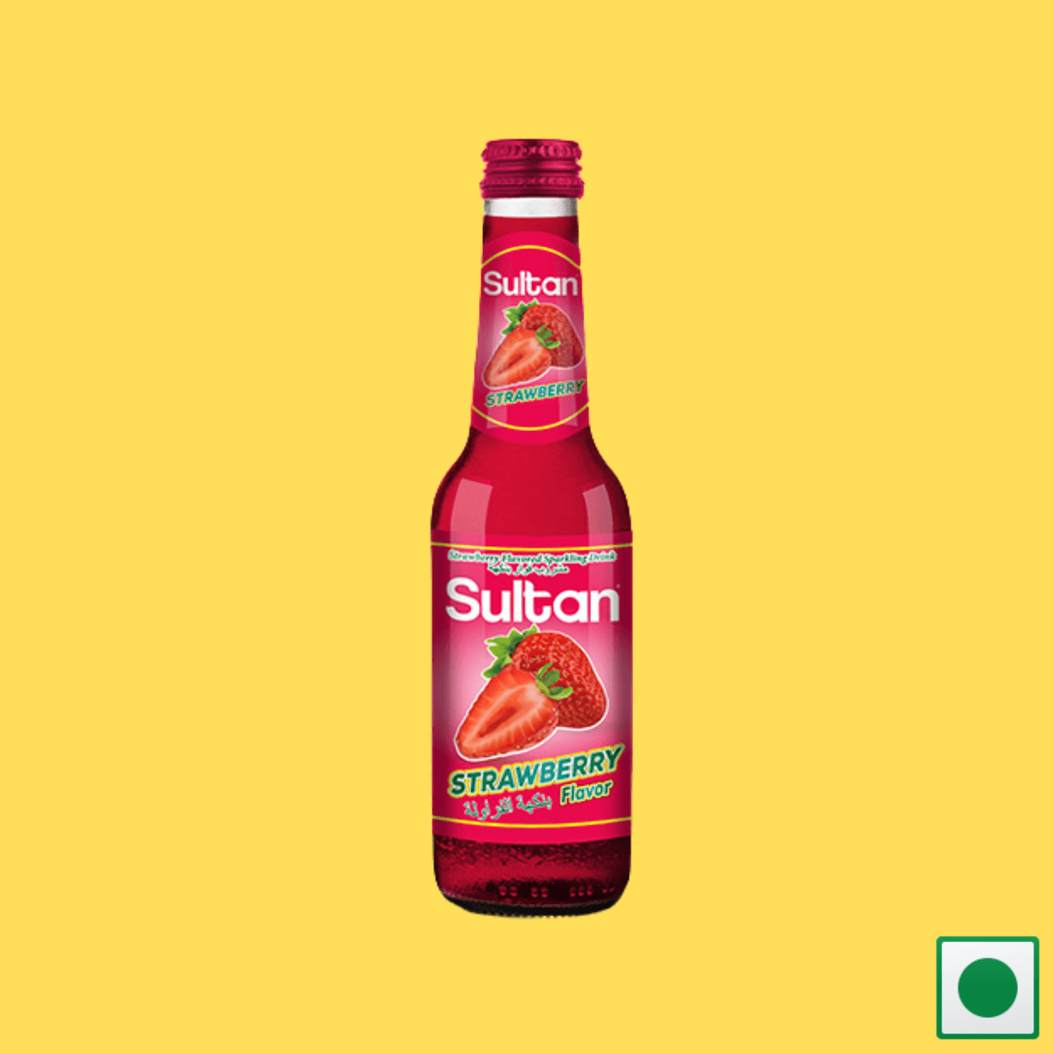 Sultan Strawberry Flavoured Sparkling Drink, 250ml (Imported) - Super 7 Mart