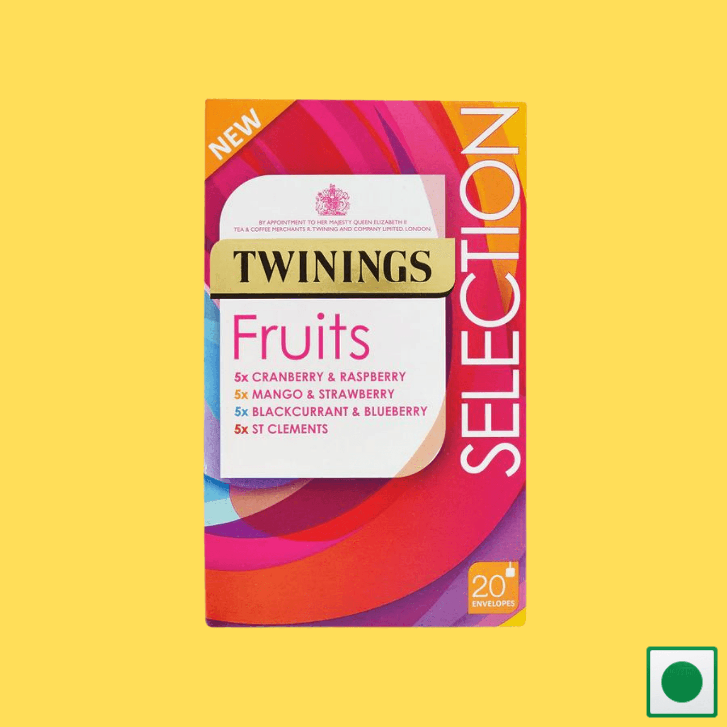 Twinings Fruits Selection 20 Envelopes, 40g (Imported) - Super 7 Mart