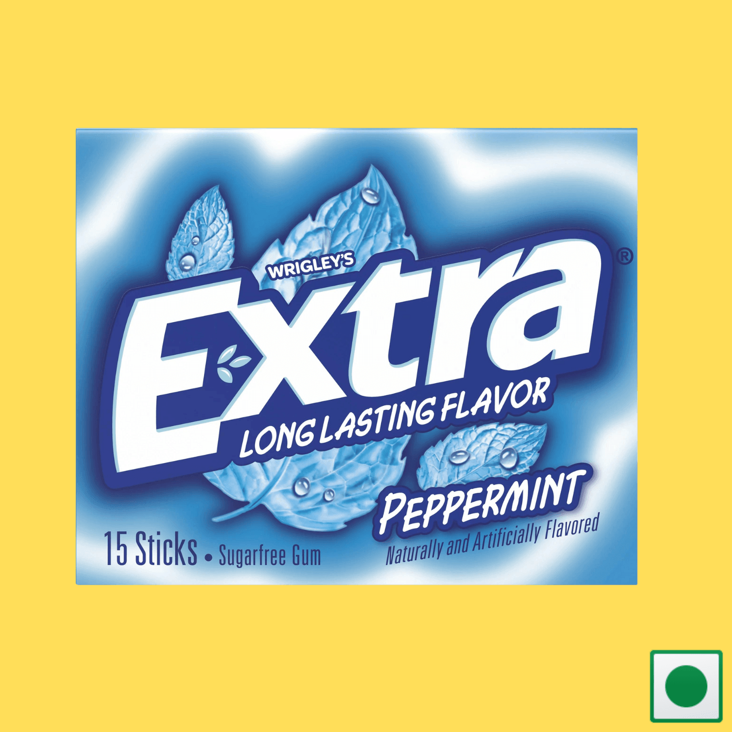Wrigley's Extra Peppermint Sugarfree Gum, 60g (Imported) - Super 7 Mart